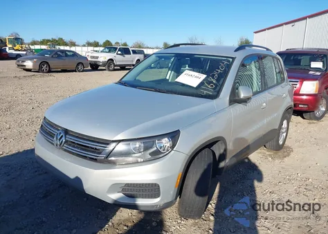 2015 Volkswagen Tiguan S из США, поврежденный, VIN WVGAV7AX6FW505987